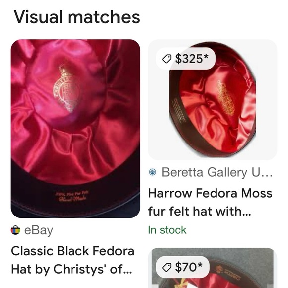 #0987+ Vintage Stylish Gray Wool Fedora Hat New York W.P.L 7125 - Picture 8 of 8